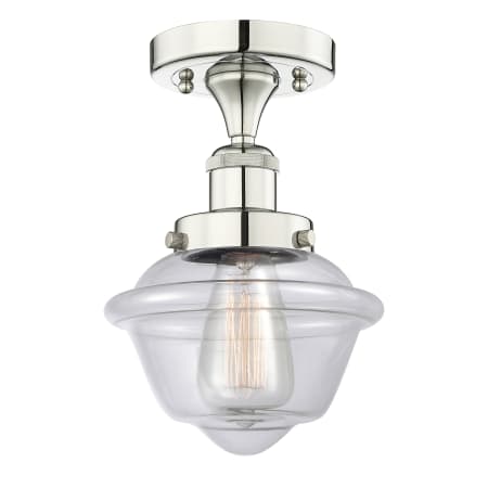 A large image of the Innovations Lighting 616-1F-9-7 Oxford Semi-Flush Alternate Image