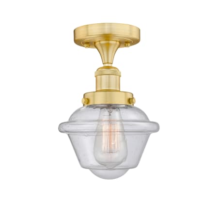 A large image of the Innovations Lighting 616-1F-9-7 Oxford Semi-Flush Alternate Image