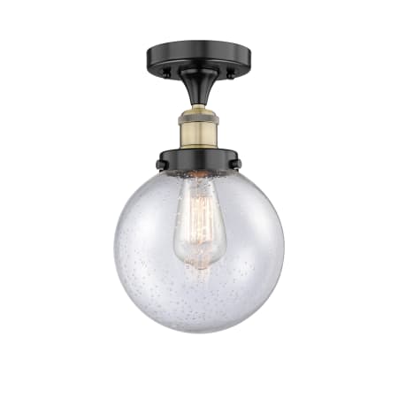 A large image of the Innovations Lighting 616-1F-9-8 Beacon Semi-Flush Alternate Image