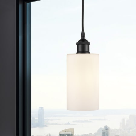 A large image of the Innovations Lighting 616-1P-10-4 Clymer Pendant Alternate Image