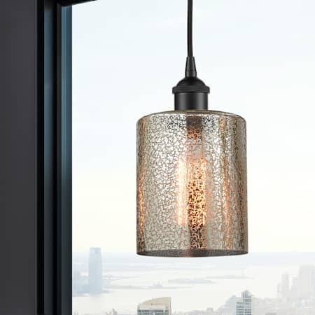 A large image of the Innovations Lighting 616-1P-10-5 Cobbleskill Pendant Alternate Image
