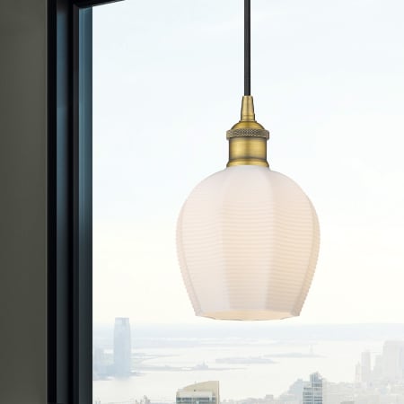 A large image of the Innovations Lighting 616-1P-10-6 Norfolk Pendant Alternate Image