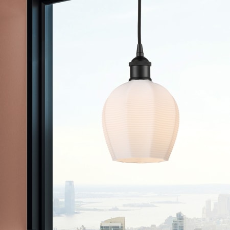 A large image of the Innovations Lighting 616-1P-10-6 Norfolk Pendant Alternate Image