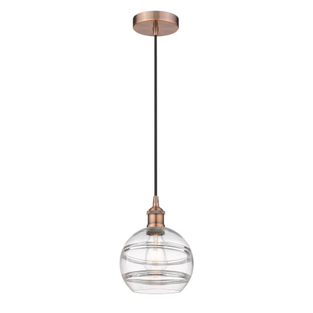 A large image of the Innovations Lighting 616-1P 10 8 Rochester Pendant Alternate Image