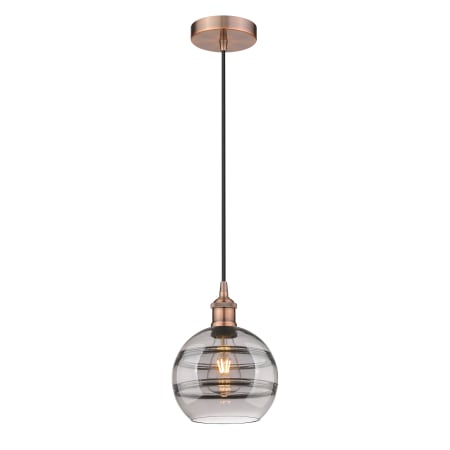 A large image of the Innovations Lighting 616-1P 10 8 Rochester Pendant Alternate Image