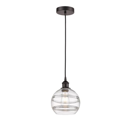 A large image of the Innovations Lighting 616-1P 10 8 Rochester Pendant Alternate Image