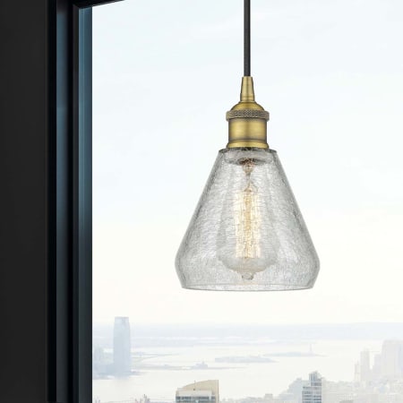 A large image of the Innovations Lighting 616-1P-11-6 Conesus Pendant Alternate Image