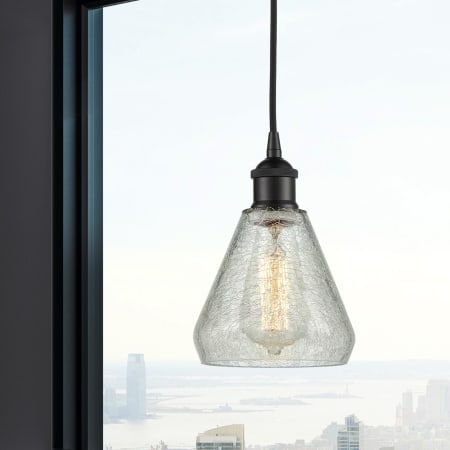 A large image of the Innovations Lighting 616-1P-11-6 Conesus Pendant Alternate Image
