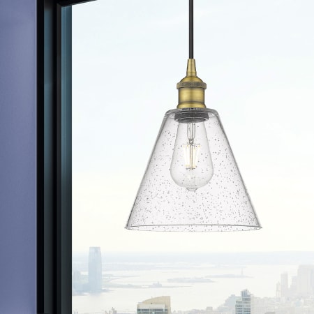 A large image of the Innovations Lighting 616-1P-11-8 Edison Pendant Alternate Image