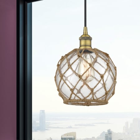 A large image of the Innovations Lighting 616-1P-11-8 Farmhouse Pendant Alternate Image