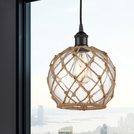 A large image of the Innovations Lighting 616-1P-11-8 Farmhouse Pendant Alternate Image