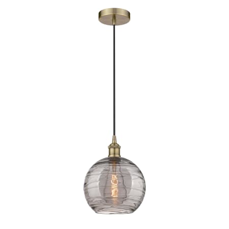 A large image of the Innovations Lighting 616-1P 12 10 Athens Deco Swirl Pendant Alternate Image