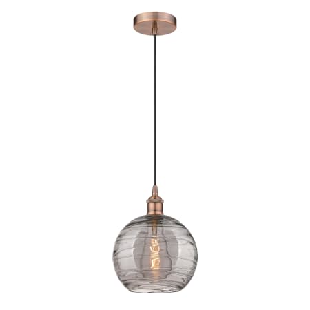 A large image of the Innovations Lighting 616-1P 12 10 Athens Deco Swirl Pendant Alternate Image