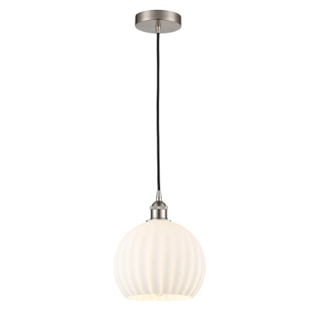 A large image of the Innovations Lighting 616-1P 12 10 White Venetian Pendant Alternate Image