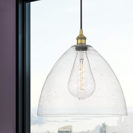 A large image of the Innovations Lighting 616-1P-18-16 Edison Dome Pendant Alternate Image