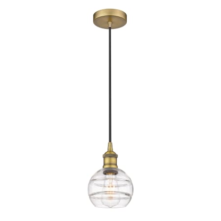 A large image of the Innovations Lighting 616-1P 8 6 Rochester Pendant Alternate Image