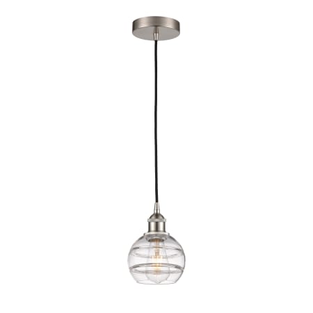 A large image of the Innovations Lighting 616-1P 8 6 Rochester Pendant Alternate Image