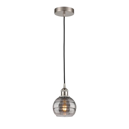 A large image of the Innovations Lighting 616-1P 8 6 Rochester Pendant Alternate Image