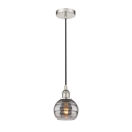 A large image of the Innovations Lighting 616-1P 8 6 Rochester Pendant Alternate Image