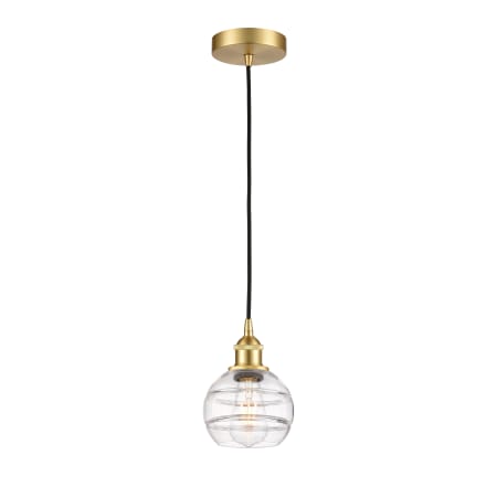 A large image of the Innovations Lighting 616-1P 8 6 Rochester Pendant Alternate Image