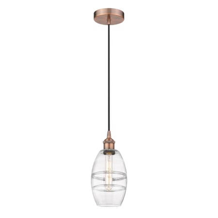 A large image of the Innovations Lighting 616-1P 8 6 Vaz Pendant Alternate Image