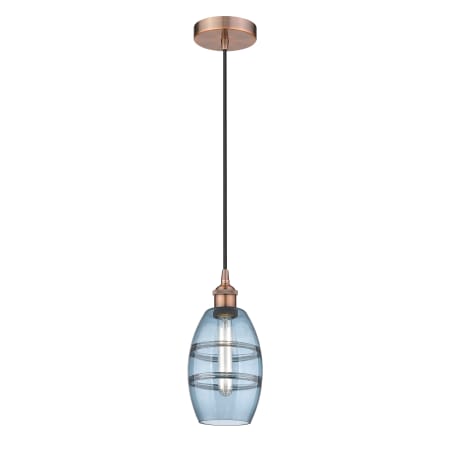 A large image of the Innovations Lighting 616-1P 8 6 Vaz Pendant Alternate Image