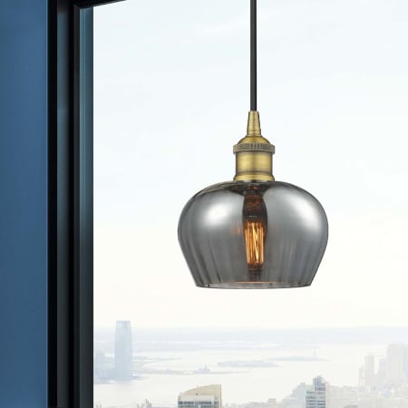 A large image of the Innovations Lighting 616-1P-8-7 Fenton Pendant Alternate Image