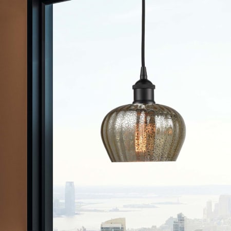 A large image of the Innovations Lighting 616-1P-8-7 Fenton Pendant Alternate Image