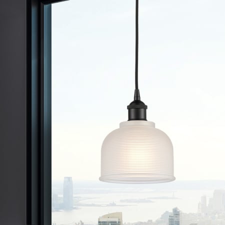 A large image of the Innovations Lighting 616-1P-9-6 Dayton Pendant Alternate Image