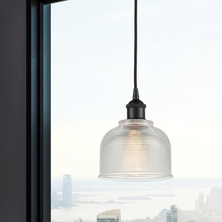 A large image of the Innovations Lighting 616-1P-9-6 Dayton Pendant Alternate Image