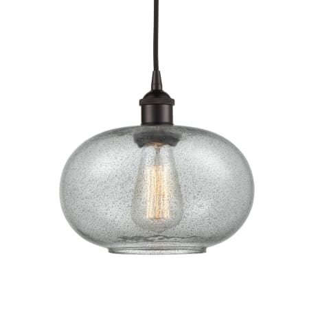 A large image of the Innovations Lighting 616-1P-11-10 Gorham Pendant Oil Rubbed Bronze / Charcoal
