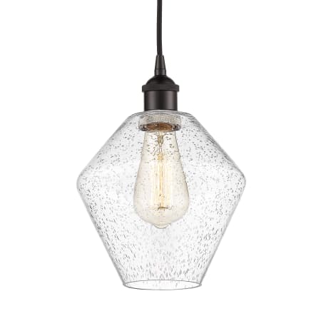 A large image of the Innovations Lighting 616-1P-11-8 Cindyrella Pendant Oil Rubbed Bronze / Seedy