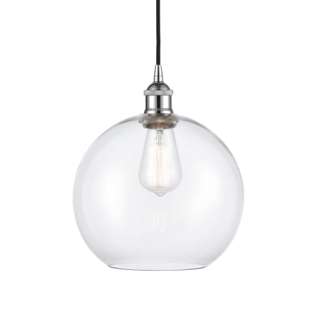 A large image of the Innovations Lighting 616-1P-13-10 Athens Pendant Polished Chrome / Clear