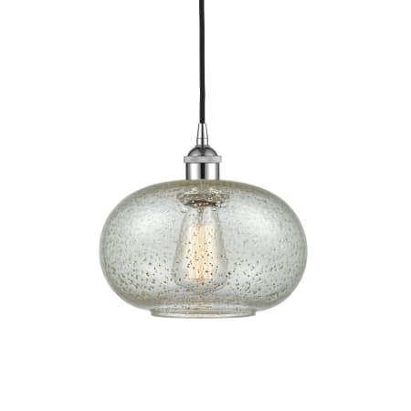 A large image of the Innovations Lighting 616-1P-11-10 Gorham Pendant Polished Chrome / Mica