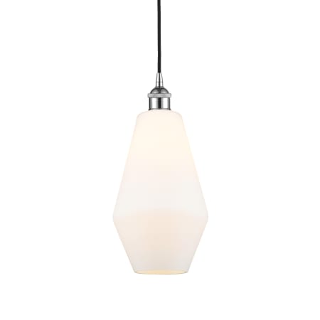 A large image of the Innovations Lighting 616-1P-15-7 Cindyrella Pendant Polished Chrome / Cased Matte White