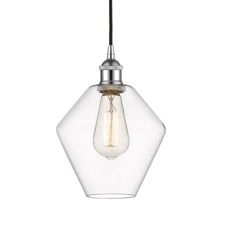 A large image of the Innovations Lighting 616-1P-11-8 Cindyrella Pendant Polished Chrome / Clear