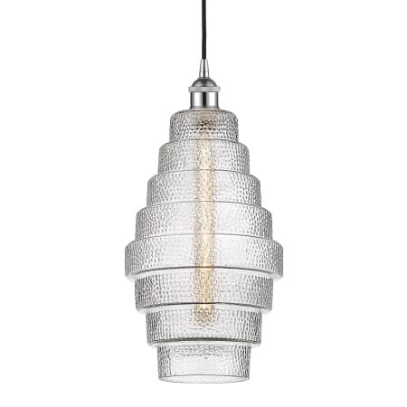 A large image of the Innovations Lighting 616-1P-18-8 Cascade Pendant Polished Chrome / Clear