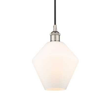 A large image of the Innovations Lighting 616-1P-11-8 Cindyrella Pendant Polished Nickel / Cased Matte White