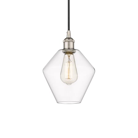 A large image of the Innovations Lighting 616-1P-11-8 Cindyrella Pendant Polished Nickel / Clear