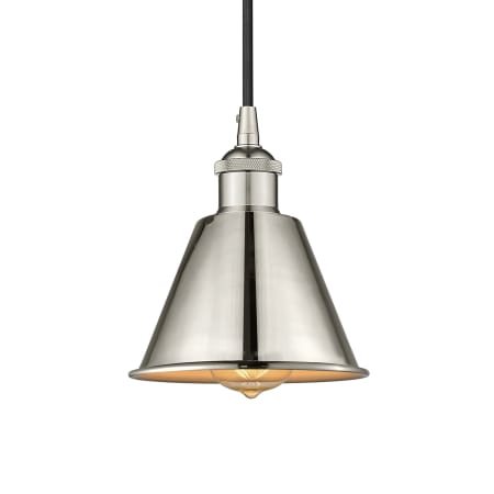 A large image of the Innovations Lighting 616-1P-8-7 Smithfield Pendant Polished Nickel