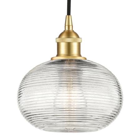 A large image of the Innovations Lighting 616-1P 8 8 Ithaca Pendant Satin Gold
