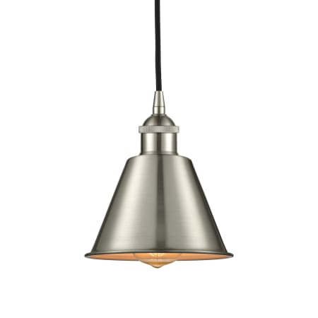 A large image of the Innovations Lighting 616-1P-8-7 Smithfield Pendant Brushed Satin Nickel