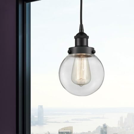 A large image of the Innovations Lighting 616-1PH-10-6 Beacon Pendant Alternate Image