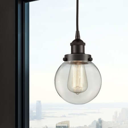 A large image of the Innovations Lighting 616-1PH-10-6 Beacon Pendant Alternate Image