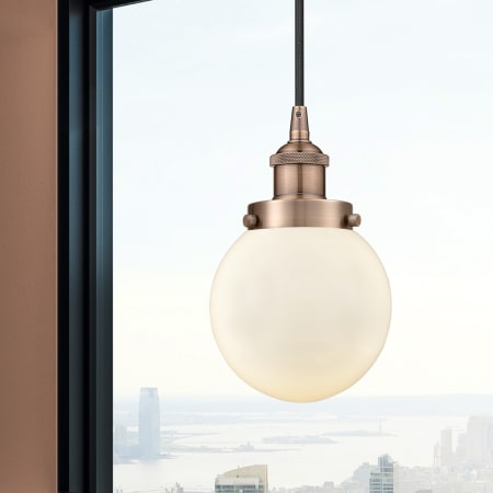 A large image of the Innovations Lighting 616-1PH-10-6 Beacon Pendant Alternate Image