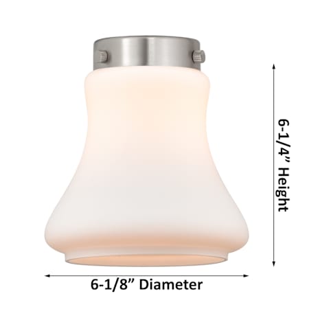 A large image of the Innovations Lighting 616-1PH-10-6 Bellmont Pendant Alternate Image
