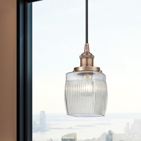 A large image of the Innovations Lighting 616-1PH-10-6 Colton Pendant Alternate Image