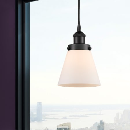A large image of the Innovations Lighting 616-1PH-10-6 Cone Pendant Alternate Image