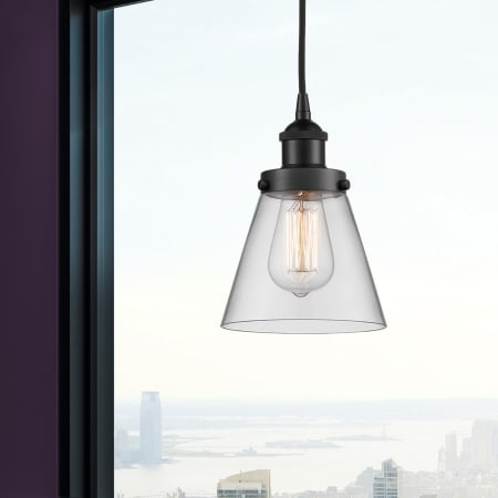 A large image of the Innovations Lighting 616-1PH-10-6 Cone Pendant Alternate Image