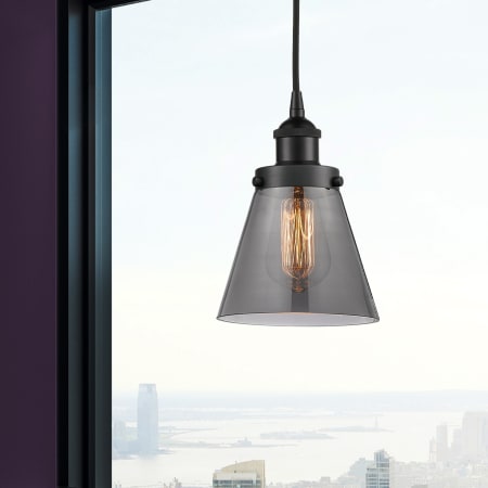 A large image of the Innovations Lighting 616-1PH-10-6 Cone Pendant Alternate Image